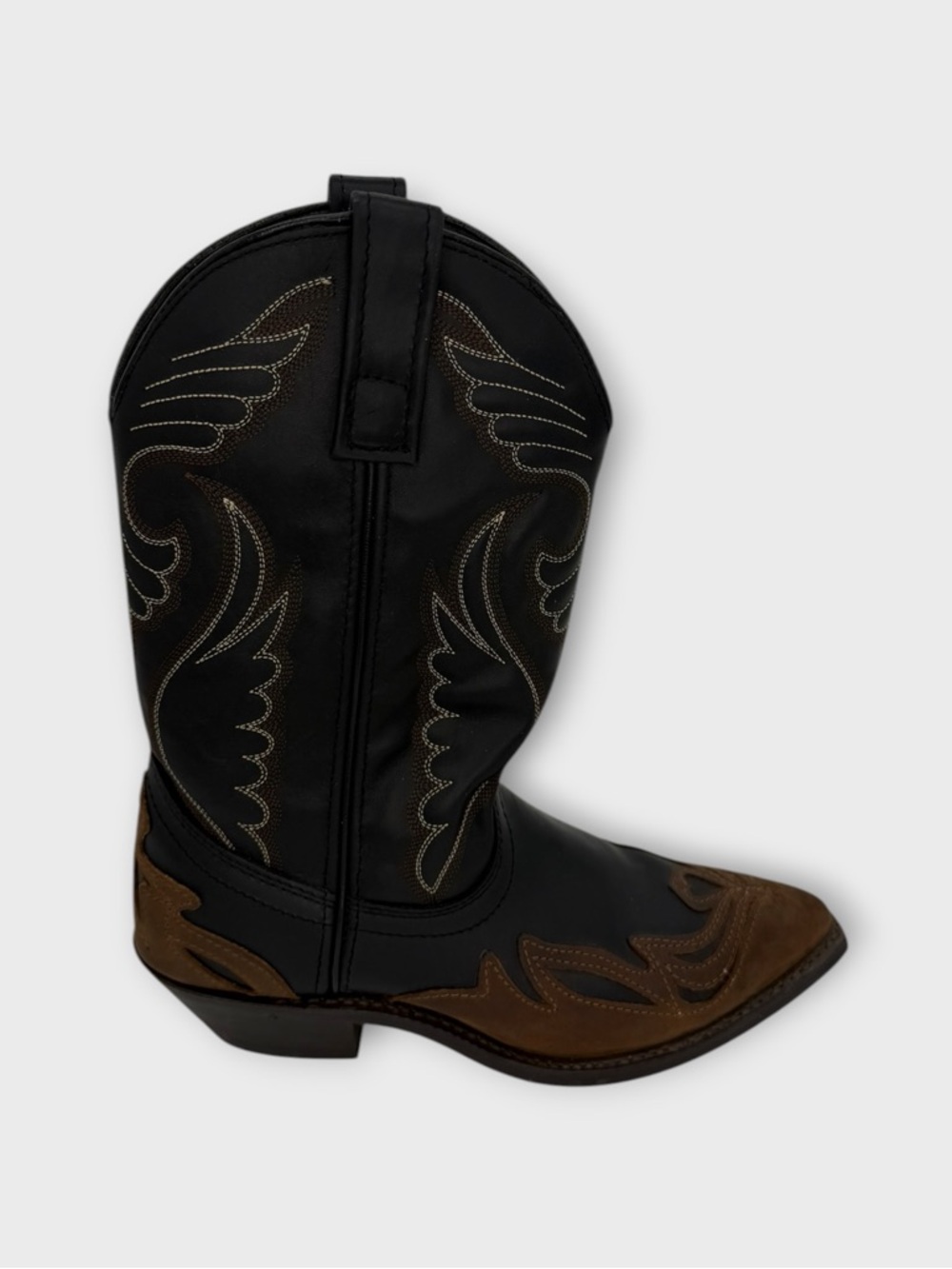 Masterson RB891 Cowboy Women's Brown Leather Mid Calf boots Western US 7.5 NICE!